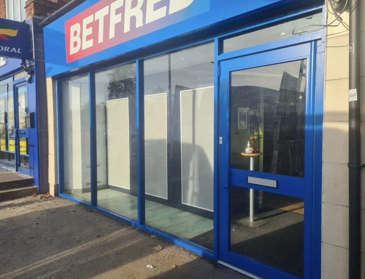 Bet Fred Shopfront Worcester
